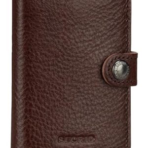 Secrid Miniwallet Vegetable Tanned Espresso Brown Bezpłatne grawerowanie