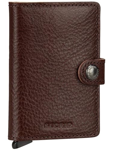 Secrid Miniwallet Vegetable Tanned Espresso Brown Bezpłatne grawerowanie Secrid Miniwallet Vegetable Tanned Espresso Brown Bezpłatne grawerowanie