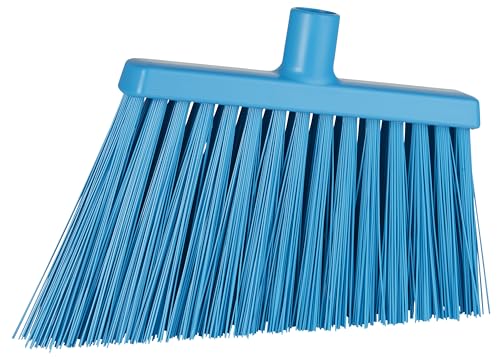 Vikan 29143 Wytrzymała głowica miotły podłogowej, włosie PET, blok polipropylenowy, 28 cm, niebieski - obrazek 1