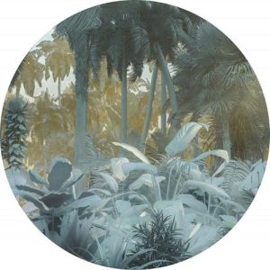 Komar D1 047 Dot, samoprzylepna i okrągła fototapeta, niebieska, biała Komar D1 047 Dot, samoprzylepna i okrągła fototapeta, niebieska, biała