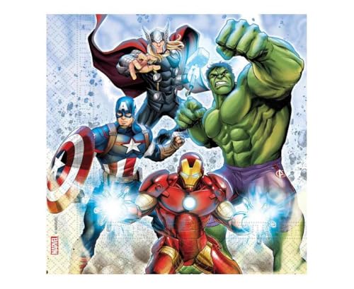 Serwetki papierowe Avengers, rozm. 33 x cm, 20 szt.