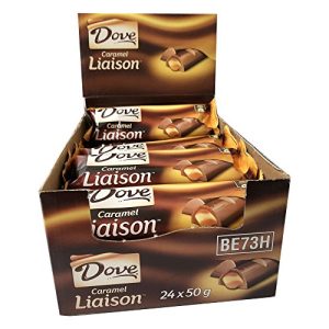 Dove Caramel Liaison 24 x 50 g (wypełnienie karmelowe) Dove Caramel Liaison 24 x 50 g (wypełnienie karmelowe)