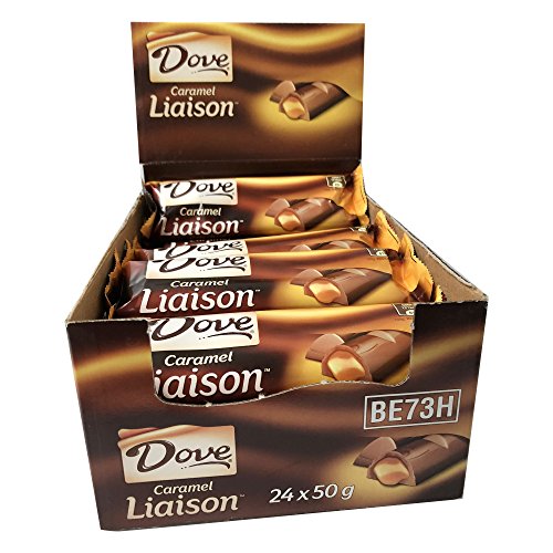 Dove Caramel Liaison 24 x 50 g (wypełnienie karmelowe) - obrazek 1