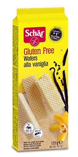 SCHAR Wafelki bezglutenowe waniliowe 125g SCHAR Wafelki bezglutenowe waniliowe 125g