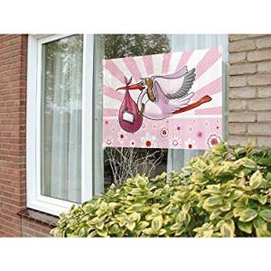 Folat Flaga Okna Narodziny dziewczynki 60×90 cm Folat Flaga Okna Narodziny dziewczynki 60×90 cm