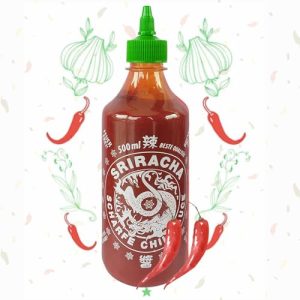 A One Oryginalny sos Sriracha 12 x 500 ml klasyczny ostry chili sztuk w opakowaniu ekonomicznym sosy przyprawowe super do gastronomii