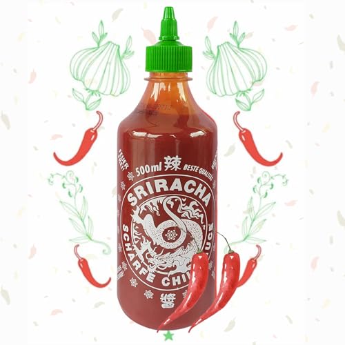 A One Oryginalny sos Sriracha 12 x 500 ml klasyczny ostry chili sztuk w opakowaniu ekonomicznym sosy przyprawowe super do gastronomii - obrazek 1