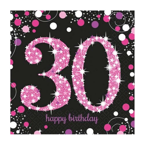 Serwetki, 30, Sparkling Celebration Pink, 33 cm, 16 sztuk - obrazek 1