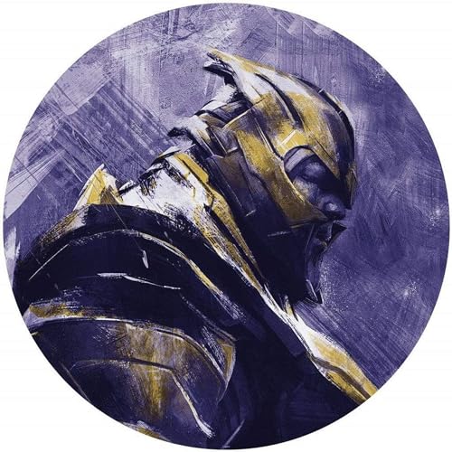 Marvel Komar DOT okrągła i samoprzylepna fototapeta z włókniny Avengers Painting Thanos Ø 125 cm naklejka na ścianę, pokój dziecięcy, tatuaż ścienny DD1 051 Marvel Komar DOT okrągła i samoprzylepna fototapeta z włókniny Avengers Painting Thanos Ø 125 cm naklejka na ścianę, pokój dziecięcy, tatuaż ścienny DD1 051