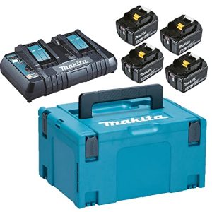 Makita Zestaw Zasilający 18V 4x Akumulator BL1850 + Ładowarka DC18RD Makita Zestaw Zasilający 18V 4x Akumulator BL1850 + Ładowarka DC18RD