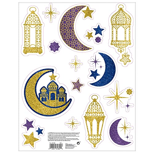 amscan 242168 Eid dekoracje okienne 30 cm x 43 1 szt amscan 242168 Eid dekoracje okienne 30 cm x 43 1 szt