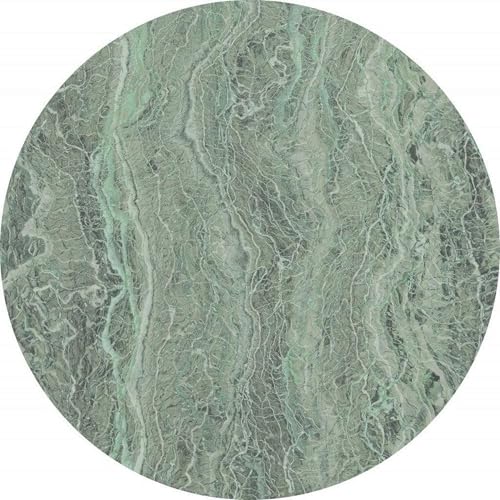 Komar D1 008 Dot, samoprzylepna włóknina i okrągła fototapeta, zielona, różowa - obrazek 1