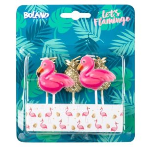 Świeczki urodzinowe Flamingi 5szt 52564 Świeczki urodzinowe Flamingi 5szt 52564