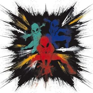 Komar Fototapeta z włókniny Spider Man Color Explosion rozmiar: 300 x 280 cm (szerokość wysokość) Marvel, pokój młodzieżowy, dziecięcy, tapeta IADX6 080 Komar Fototapeta z włókniny Spider Man Color Explosion rozmiar: 300 x 280 cm (szerokość wysokość) Marvel, pokój młodzieżowy, dziecięcy, tapeta IADX6 080