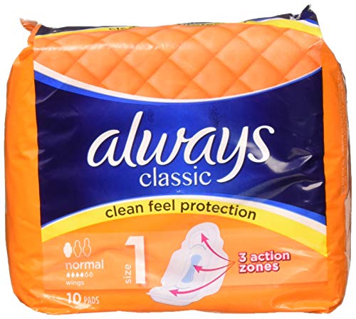 Always Podpaski Classic Normal z Skrzydełkami - 10 szt. - obrazek 1