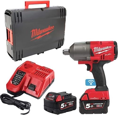 Klucz udarowy 18V 1627Nm 3/4″ 2 x 5Ah M18 ONEFHIWF34 502X Milwaukee Klucz udarowy 18V 1627Nm 3/4″ 2 x 5Ah M18 ONEFHIWF34 502X Milwaukee