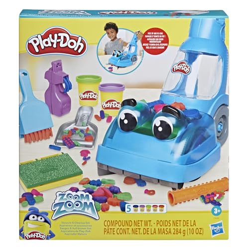 Play-Doh Odkurzacz i Akcesoria - Zestaw z 5 Słoikami, Kolorowy Model - obrazek 1