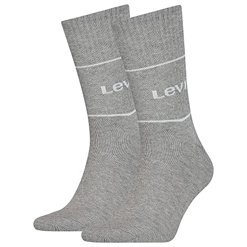 Levi’s Logo Sport Short Cut Socks Skarpetka Unisex Krótki, szary melanż, 39 Regular