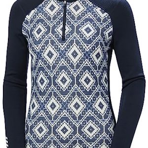 Helly Hansen Damska warstwa bazowa LIFA® Merino Midweight 2 w 1 z zamkiem błyskawicznym Helly Hansen Damska warstwa bazowa LIFA® Merino Midweight 2 w 1 z zamkiem błyskawicznym