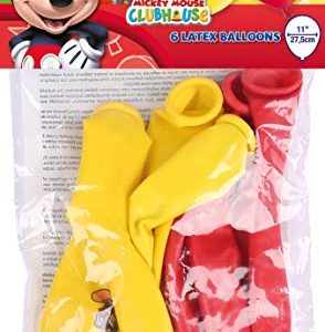 Balony, Myszka Mickey, 11′, mix, 6 sztuk Balony, Myszka Mickey, 11′, mix, 6 sztuk