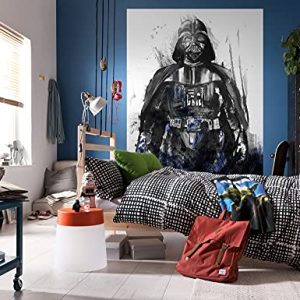 Komar Fototapeta z włókniny Star Wars Watercolor Vader Wymiary: 200 x 280 cm (szerokość wysokość) Darth, tata, pokój młodzieżowy, dziecięcy, tapeta IADX4 017 Komar Fototapeta z włókniny Star Wars Watercolor Vader Wymiary: 200 x 280 cm (szerokość wysokość) Darth, tata, pokój młodzieżowy, dziecięcy, tapeta IADX4 017