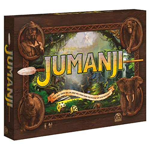Spin Master Games Jumanji Het Game Przygodowa gra planszowa (wersja holenderska) Spin Master Games Jumanji Het Game Przygodowa gra planszowa (wersja holenderska)