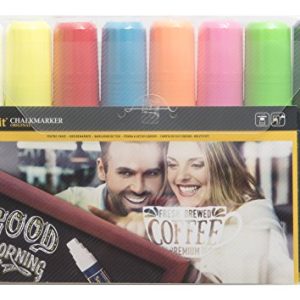 Zestaw 8 kolorowych pisaków kredowych z końcówkami o grubości 7 15mm Zestaw 8 kolorowych pisaków kredowych z końcówkami o grubości 7 15mm