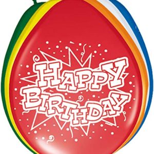 Fltx 30 cm Happy Birthday /8 Fltx 30 cm Happy Birthday /8