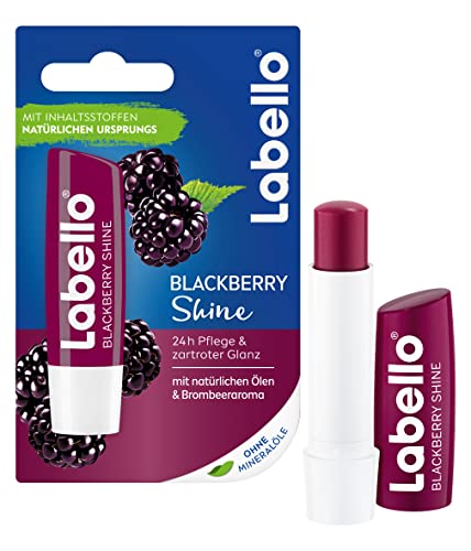 Labello Blackberry Shine balsam do ust, 4,8 g - obrazek 1