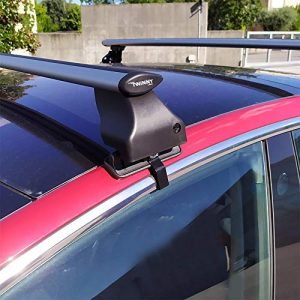 Zestaw bagażnika dachowego Twinny Load F02 Alu Flybar Tesla 3 Zestaw bagażnika dachowego Twinny Load F02 Alu Flybar Tesla 3
