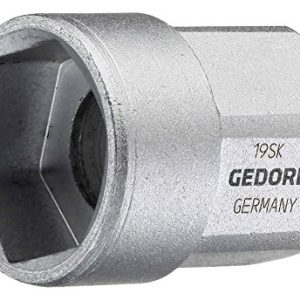 GEDORE Nasadka klucza nasadowego 1/2 cala krótka, 15 mm, 1 sztuka, 19 SK GEDORE Nasadka klucza nasadowego 1/2 cala krótka, 15 mm, 1 sztuka, 19 SK