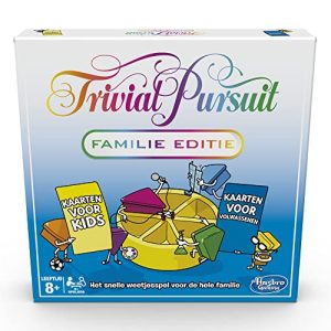 Trivial Pursuit Family Edition, gra planszowa Rodzinny wieczór gier, quizy, od 8 lat (wersja holenderska) Trivial Pursuit Family Edition, gra planszowa Rodzinny wieczór gier, quizy, od 8 lat (wersja holenderska)