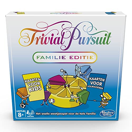 Trivial Pursuit Family Edition, gra planszowa Rodzinny wieczór gier, quizy, od 8 lat (wersja holenderska) - obrazek 1