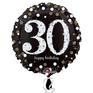 Balon foliowy, Urodziny 30, Sparkling Celebrations Gold, 18′ Balon foliowy, Urodziny 30, Sparkling Celebrations Gold, 18′