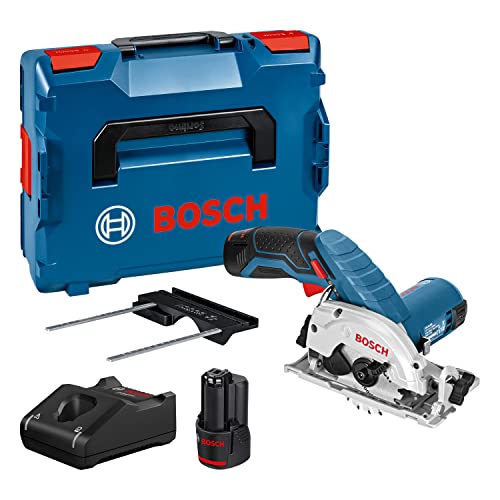 Bosch Professional system 12V: akumulatorowa pilarka tarczowa GKS 12V 26 (Ø tarczy: 85 mm, 2 akumulatory GBA 3.0Ah i ładowarka, walizka L BOXX) Bosch Professional system 12V: akumulatorowa pilarka tarczowa GKS 12V 26 (Ø tarczy: 85 mm, 2 akumulatory GBA 3.0Ah i ładowarka, walizka L BOXX)