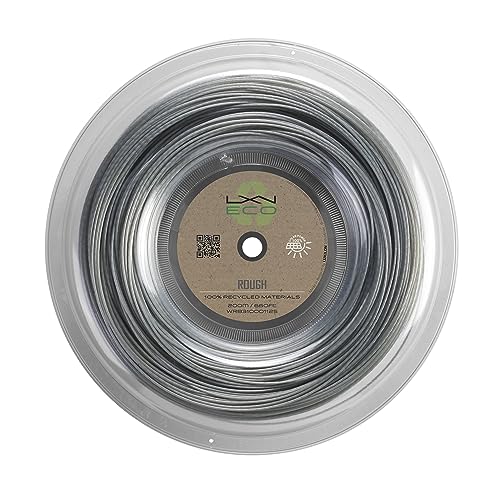 Luxilon Eco Rough sznurek tenisowy, rolka 200 m, szara, 1,25 mm