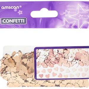 amscan 9903474 różowe złoto metaliczne błyszczące konfetti 14g 1 opakowanie amscan 9903474 różowe złoto metaliczne błyszczące konfetti 14g 1 opakowanie