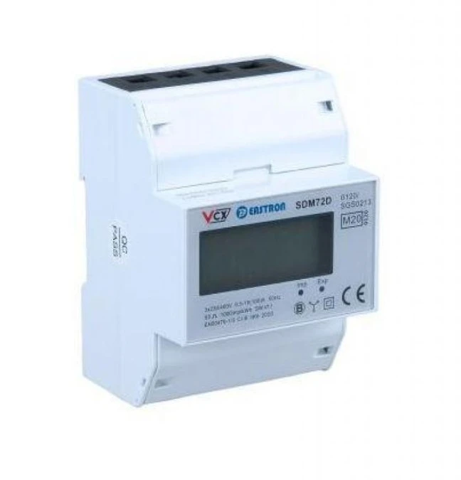 Licznik energii elektrycznej (MID) 3‑Fazowy 230V,100A SDM 72 D MID - obrazek 1