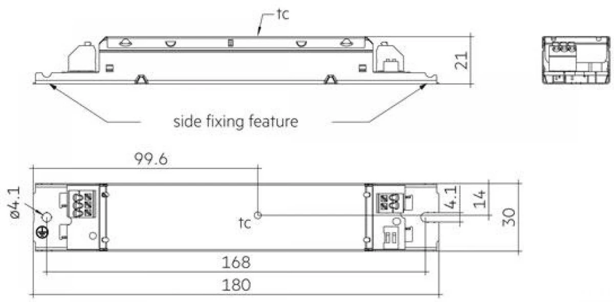 LC 35W 200‑350ml 121V flexC lp SNC4 ‑ 87500993 ‑ Zasilacz LED liniowy stałoprądowy nieściemnialny - obrazek 3