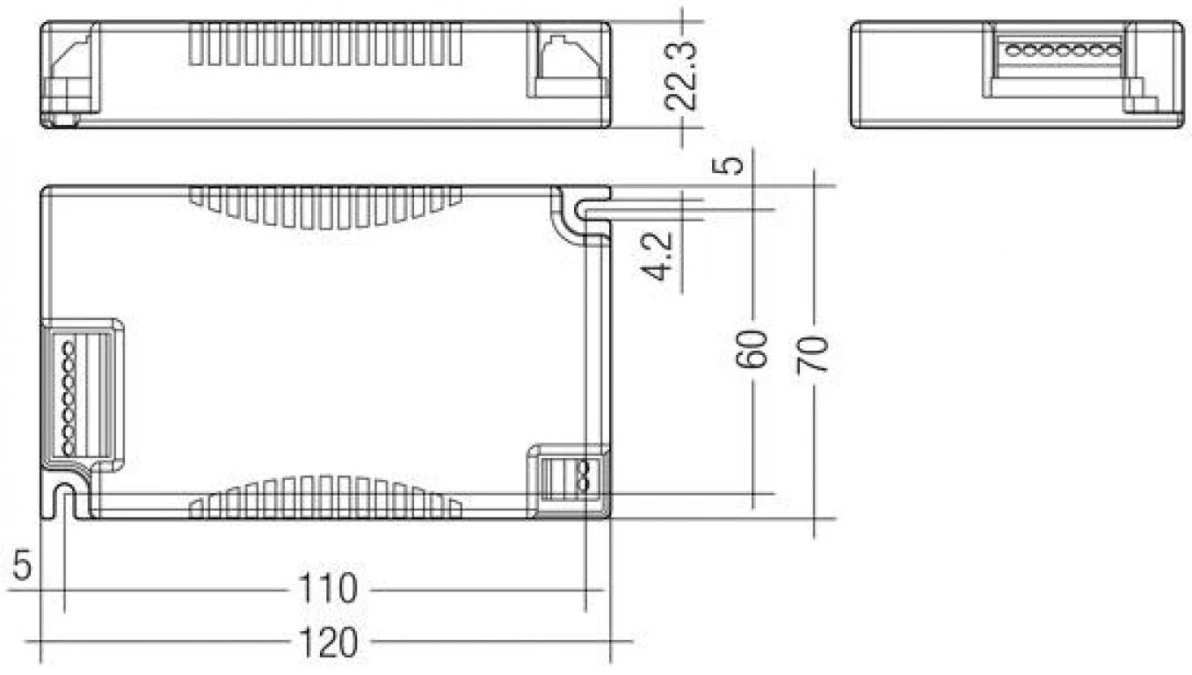 LCA 45W 500‑1400mA one4all C PRE Zasilacz LED kompaktowy stałoprądowy ściemnialny PREMIUM TRIDONIC 28000666 - obrazek 2