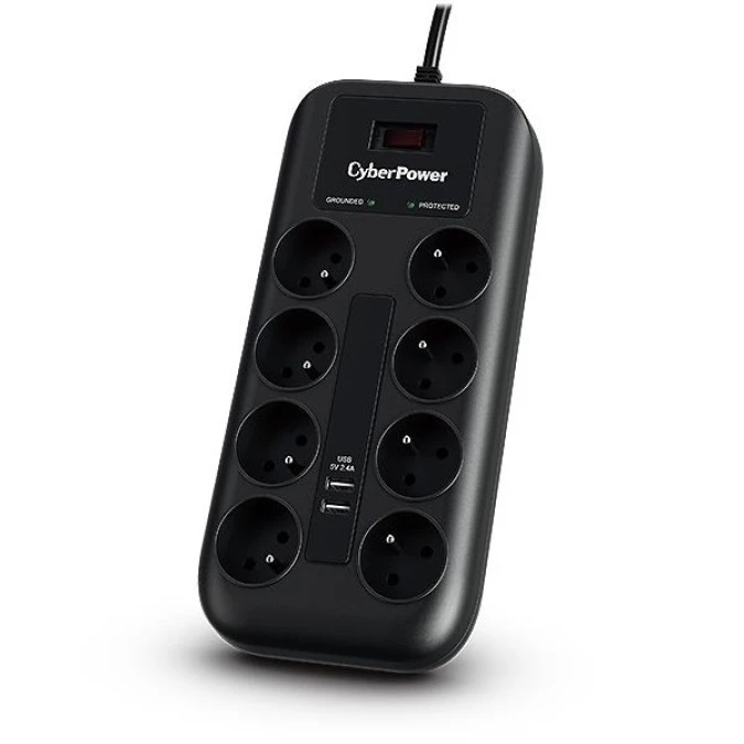 Listwa przeciwprzepięciowa CyberPower P0820SUF0‑FR
