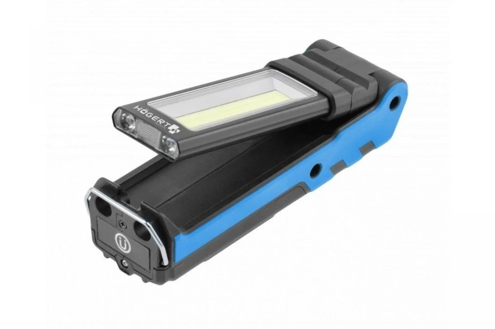 Latarka LED warsztatowa akumulatorkowa USB Li‑Ion 3,7V 2000mAh HT1E407 - obrazek 1