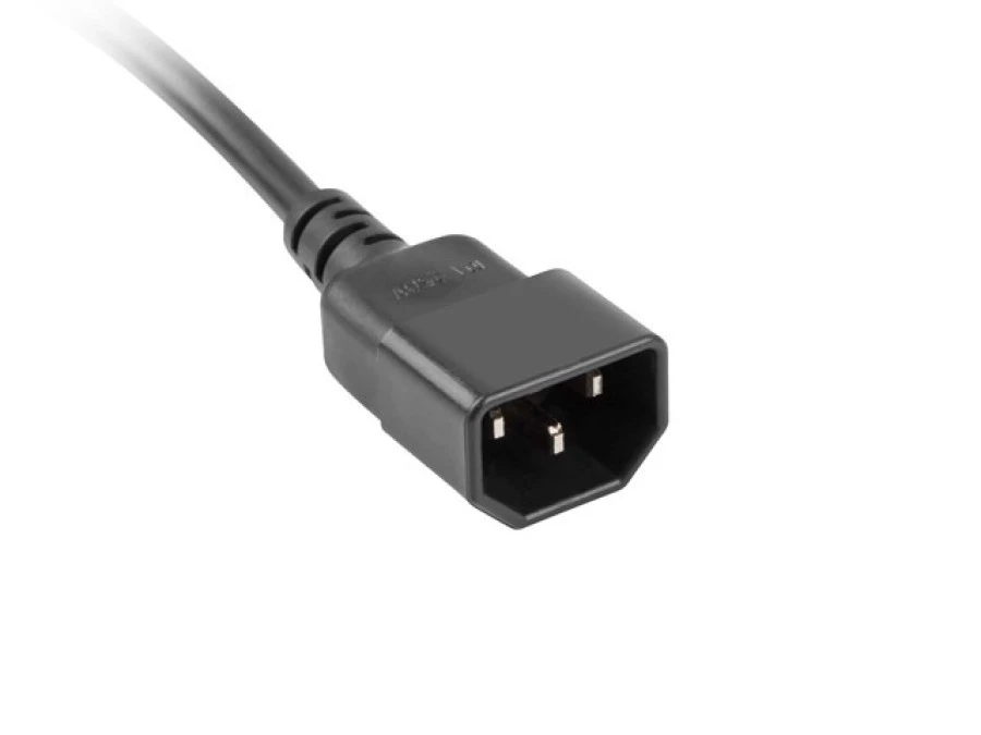 Listwa zasilająca 4‑gniazda do UPS 1m czarna PS0‑04E‑0100‑IEC‑BK - obrazek 2