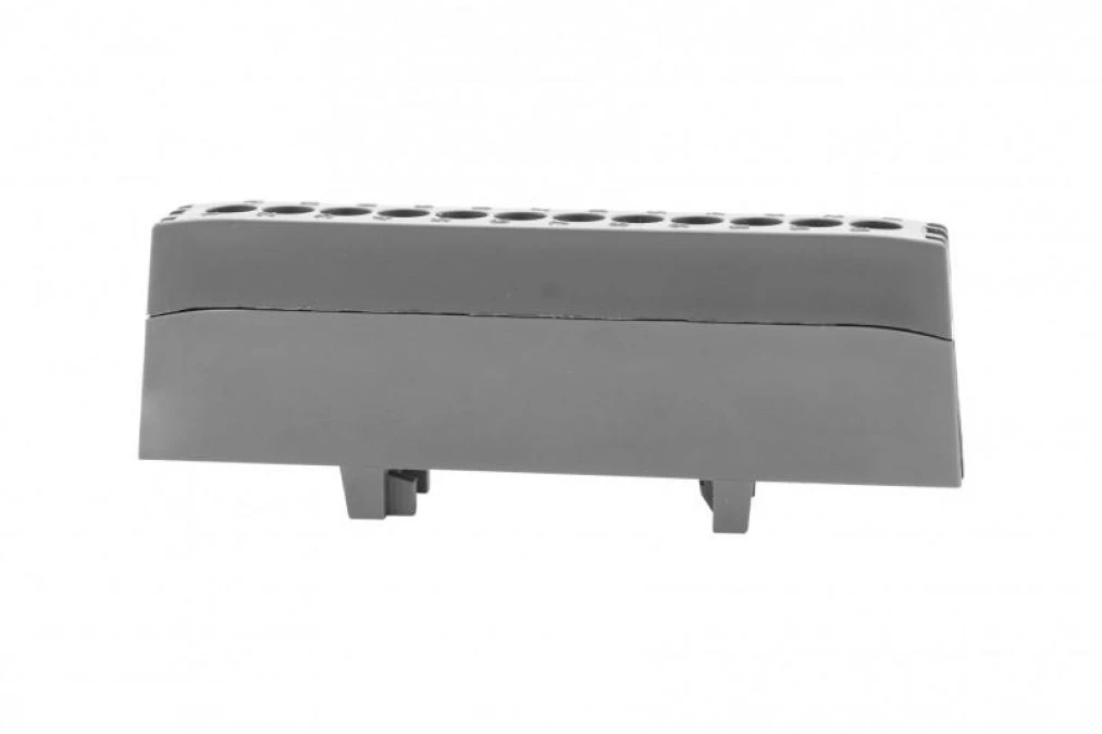Listwa prądowa ZPI 12‑modułowa 12x16mm2 ‑ szara IP20 - obrazek 2