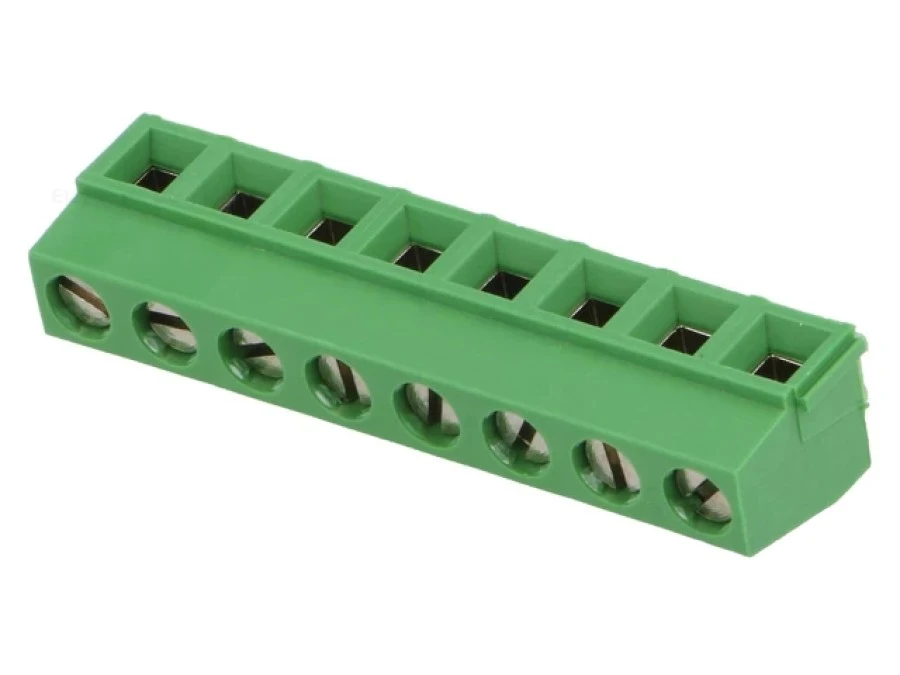 Listwa zaciskowa do PCB kątowe 90 5mm tory 8 na PCB 13,5A 282836‑8 - obrazek 1