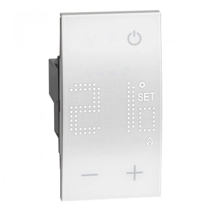LIVING NOW termostat z wyświetlaczem 2mod. biały KW4441 - obrazek 2