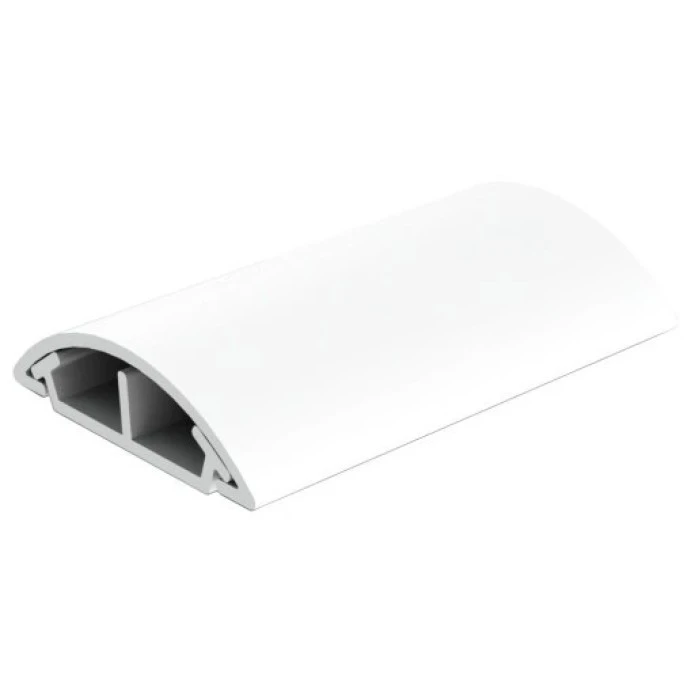Listwa maskująca przewody TV maskownica uniwersalna napodłogowa naścienna 34x10mm biała 2m z folią ochronną KOPOS / 2 m / - obrazek 1