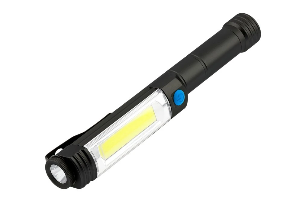 Latarka LED 6W 400lm 6400K IP44 czarna 3xAA(bez baterii) LT‑LB6WT2‑60 - obrazek 1