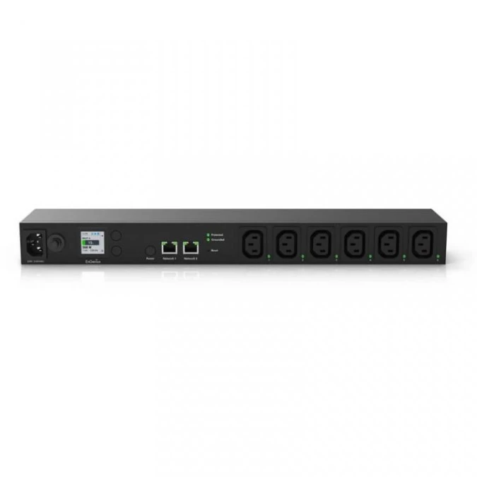 Listwa zasilająca Rack 19 1U 6x C13 zarządzalna Cloud ECP106‑INT - obrazek 1