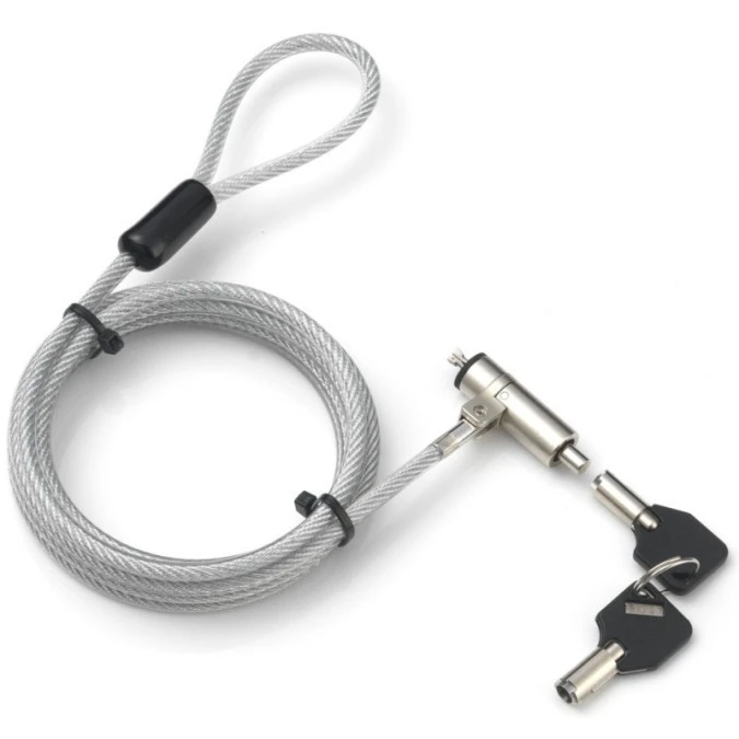 Linka zabezpieczająca do laptopa/notebooka Wedge‑Lock na klucz IQ‑LOK‑13‑KT /1,8m/